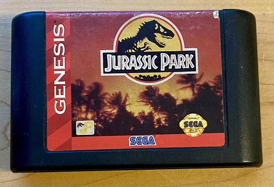 Jurassic Park (Sega Genesis, 1993) Cartridge Only, Authentic, Tested & Working