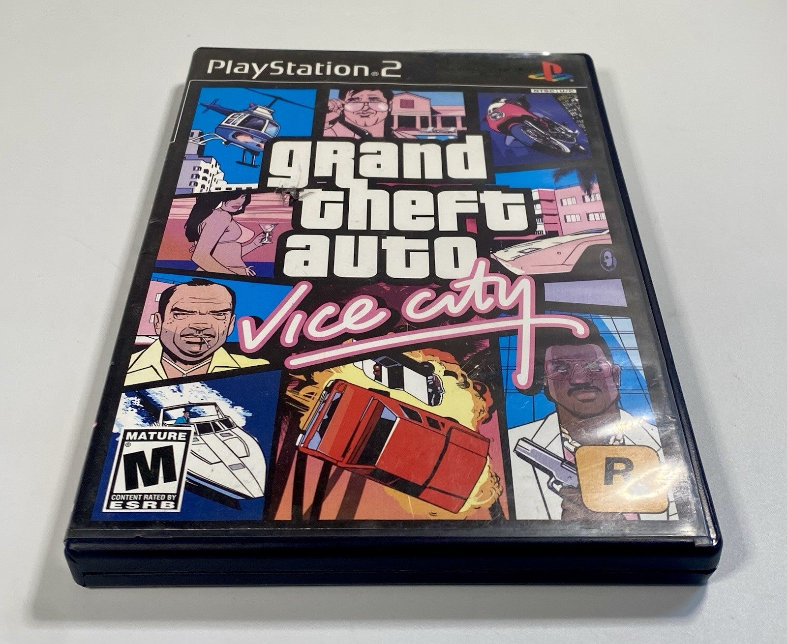 Grand Theft Auto Vice City PlayStation 2 PS2 CIB Complete W/ Manual & Map Works