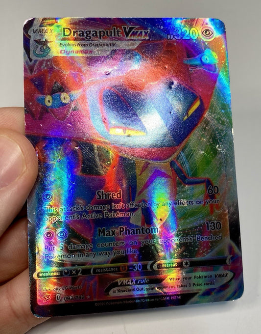 Pokémon Rebel Clash VMAX Lot Cinderace 194/192 Inteleon 50/192 Dragapult 93/192