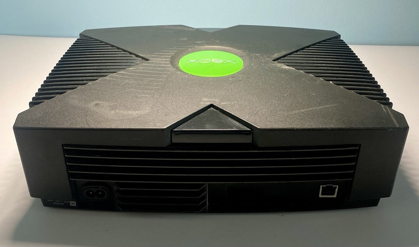 Microsoft Original Xbox Console W/ Controller & Cords For Parts Or Repair Read