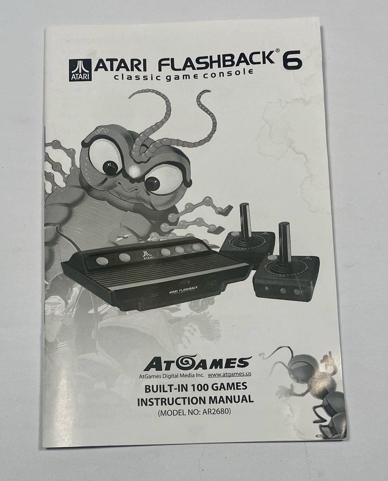 Atari Flashback 6 Classic Game System w/ 100 Built-in Games Read Description