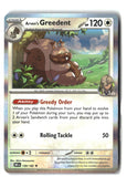 Arven's Greedent Holofoil NM (Destined Rivals 159/182)