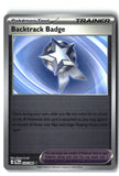 Backtrack Badge Reverse Holofoil NM (Pitch Black 074/084)