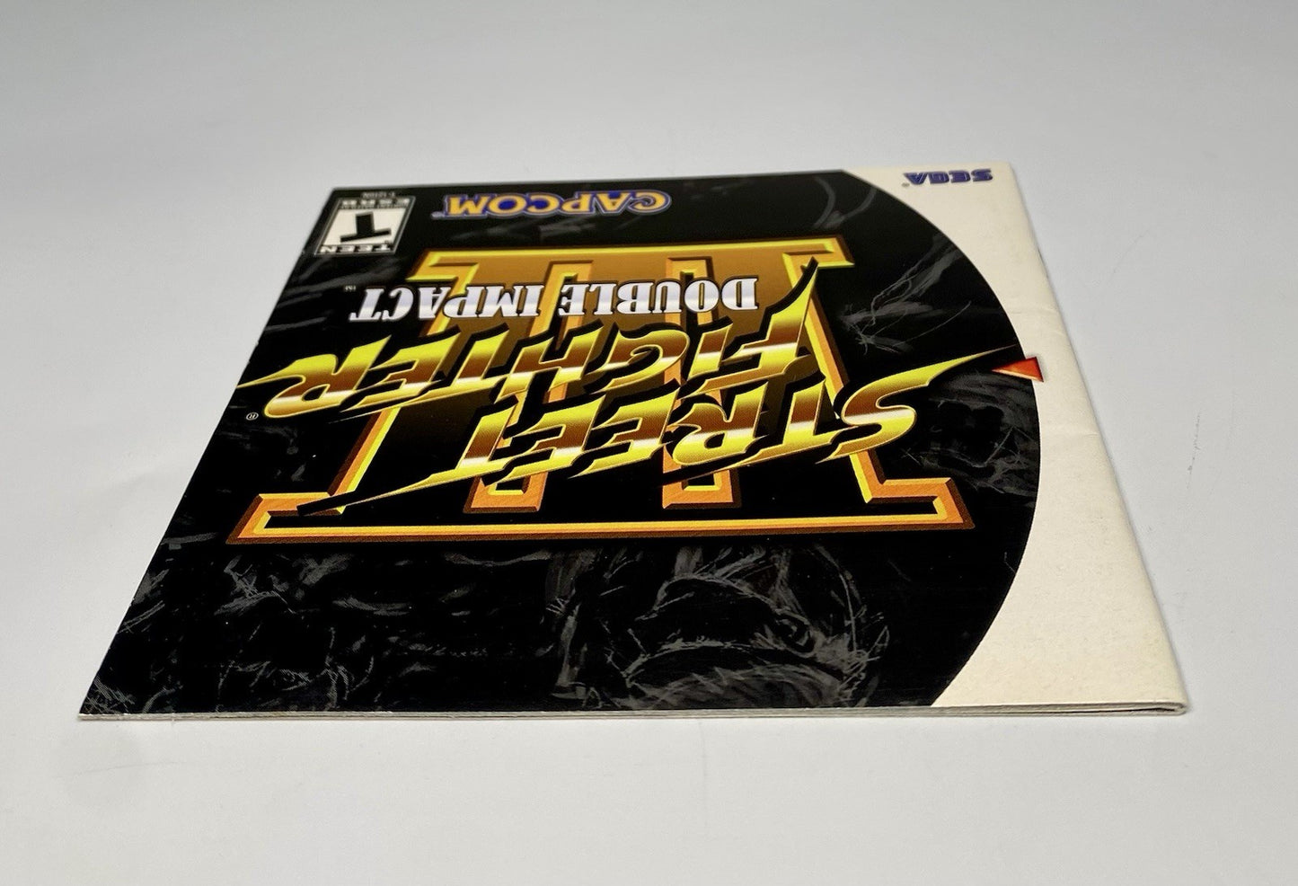 Street Fighter III: Double Impact Manual Only With Registration Card No Game