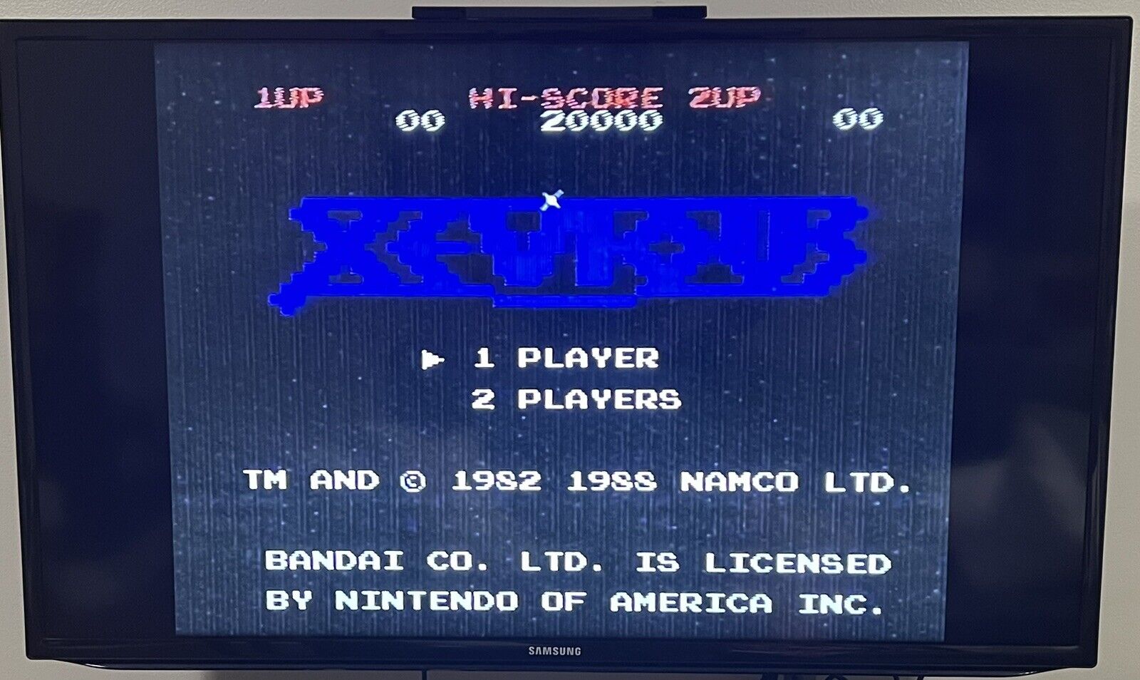 Xevious (Nintendo Entertainment System NES, 1988) *TESTED*