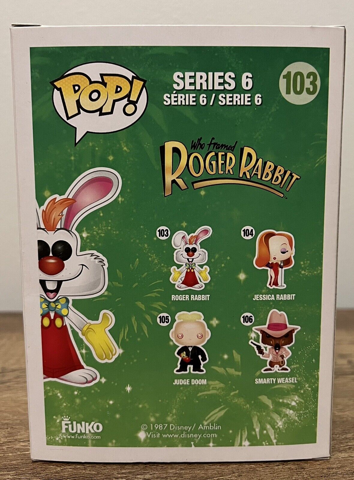 Funko Pop! Vinyl: Who Framed Roger Rabbit - Roger Rabbit #103 With Protector