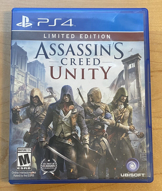 Assassin's Creed: Unity -- Limited Edition (Sony PlayStation 4 PS4, 2014)