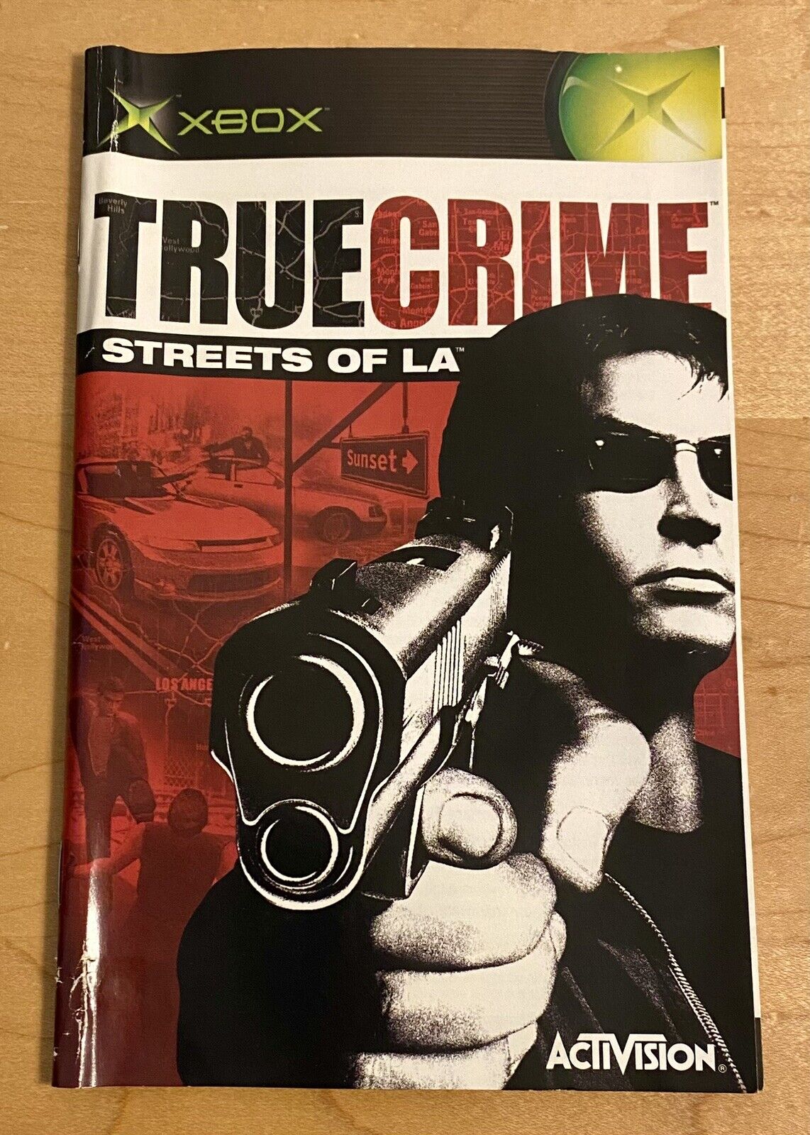 True Crime: Streets of L.A (Microsoft Xbox, 2004) CIB w/ Manual, Tested