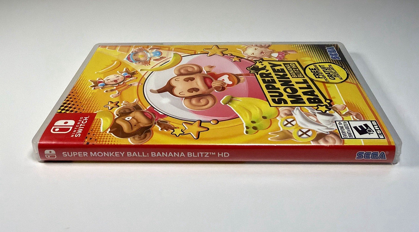 Super Monkey Ball: Banana Blitz HD (Nintendo Switch) Complete CIB W/  Stickers