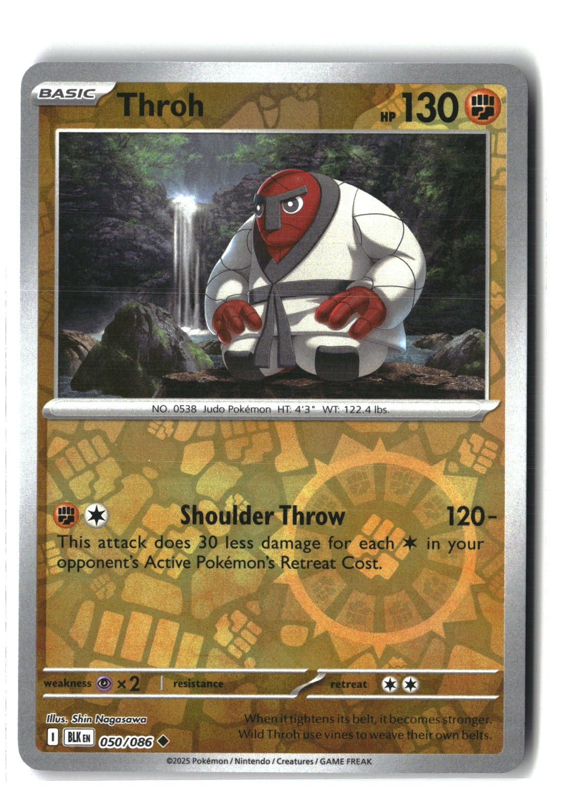 Throh Reverse Holofoil NM (SV: Black Bolt 050/086)