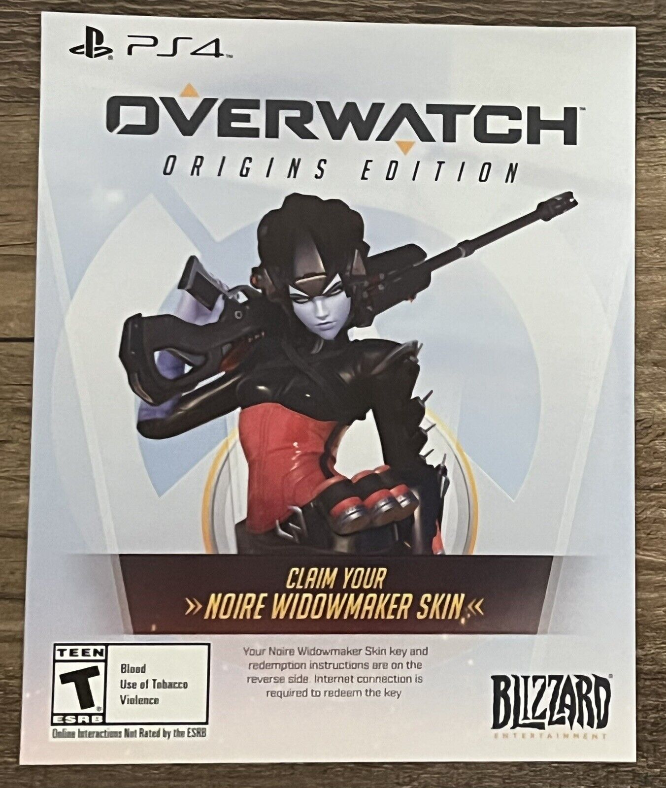 Noire Widowmaker Skin Overwatch: Origins Edition (Sony PlayStation 4, 2016)