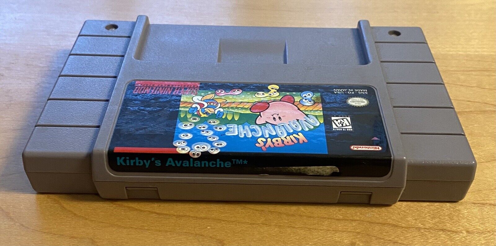 Kirby's Avalanche (Super Nintendo SNES, 1995) Cartridge Only, Authentic & Tested