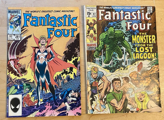 Fantastic Four Issues 97 & 281,  Marvel Comics Bundle