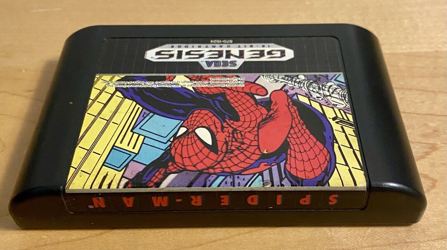 Spider-Man Sega Genesis Canadian Variant in Box Very Rare