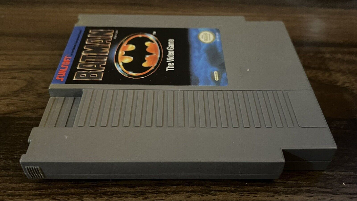 Batman The Video Game Nintendo NES Original Cleaned Tested Authentic Works! Mint