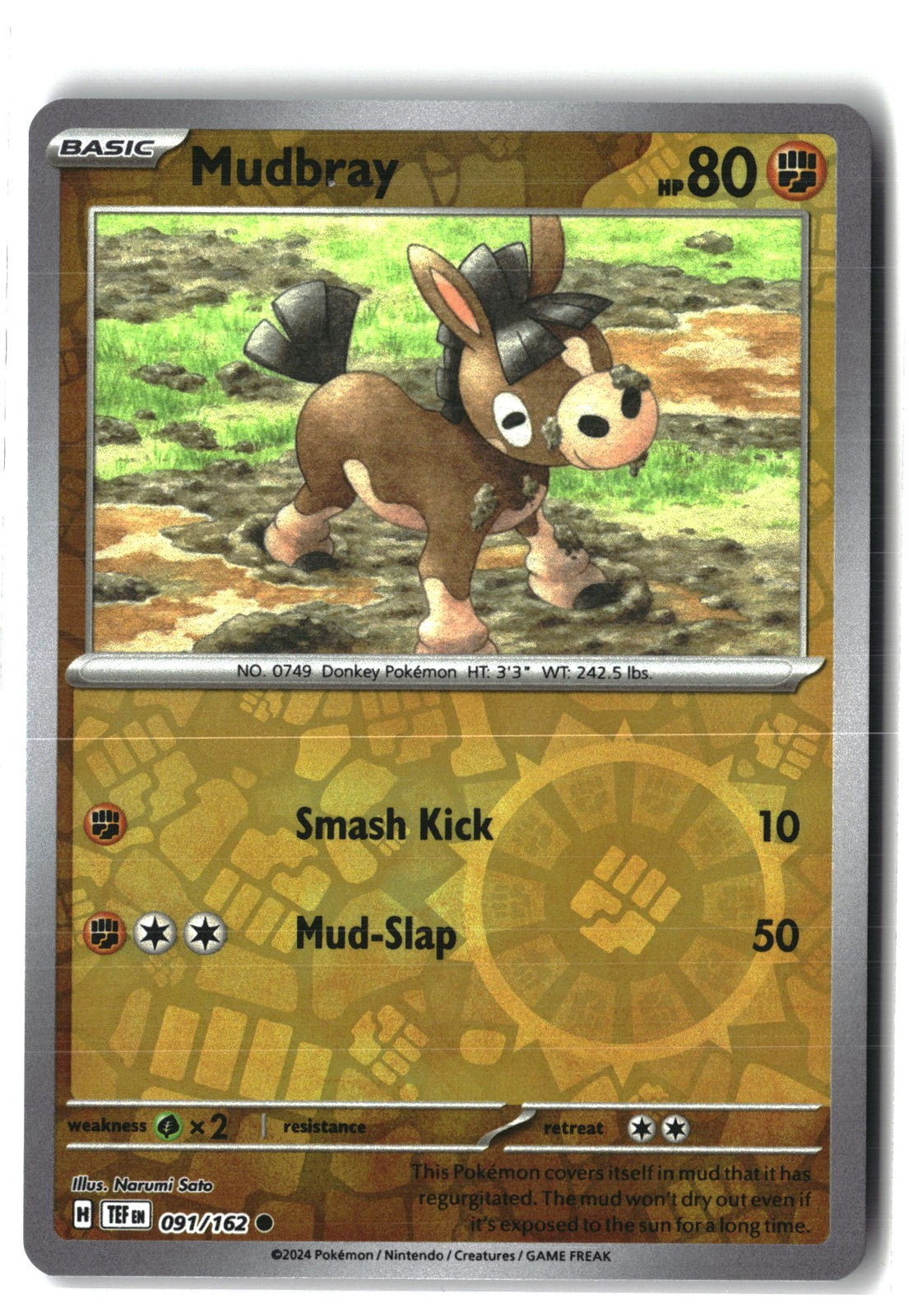 Mudbray Reverse Holofoil NM (Temporal Forces 091/162)