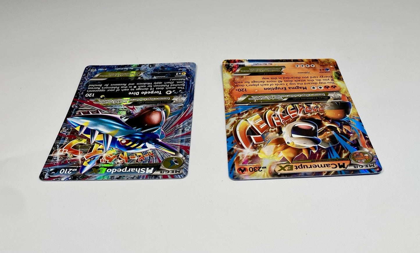 Pokémon Black Star XY Promo Lot, M Sharpedo EX 200 M Camerupt EX 198 Snorlax 179