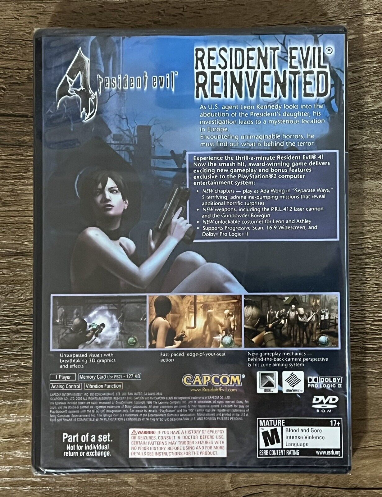 Resident Evil 4 [Not For Resale] (PlayStation 2, 2005) SEALED PS2 Read Desc!