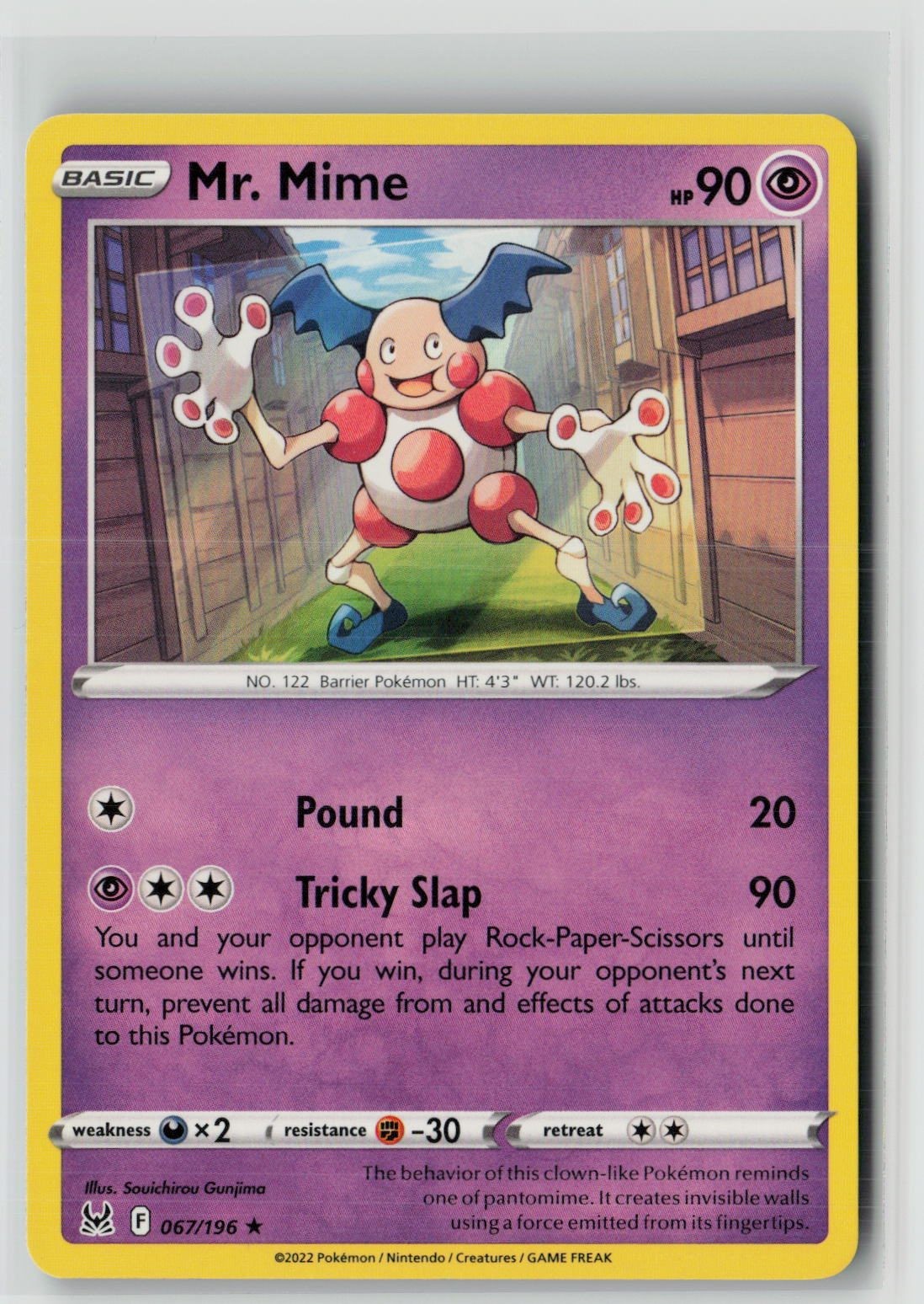 Mr. Mime (SWSH11: Lost Origin 067/196) NM