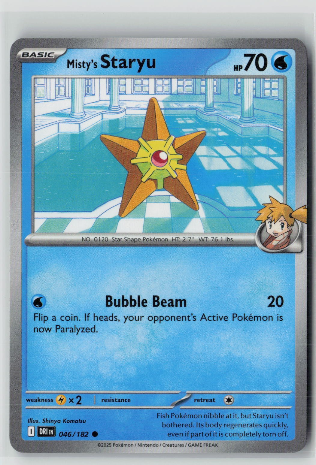 Misty's Staryu (Destined Rivals 046/182) NM