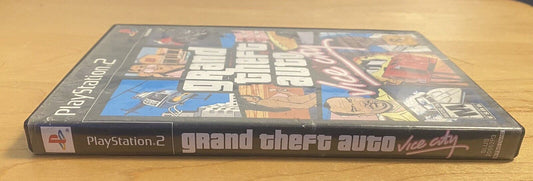 Grand Theft Auto Vice City 2 Disc Set (PlayStation 2 PS2) CIB W/ Manual & Map