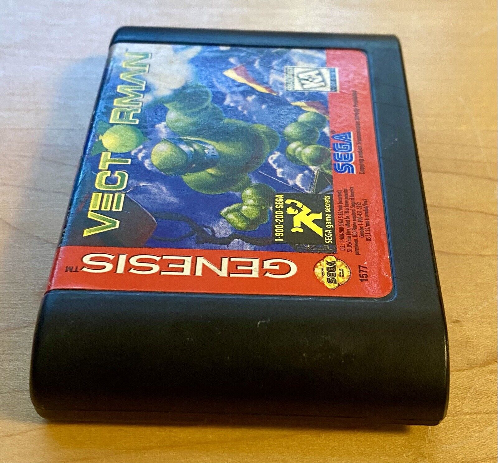 Vectorman (Sega Genesis, 1995) Cartridge Only, Authentic, Tested & Works