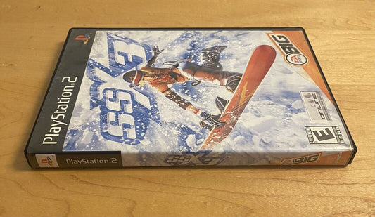 SSX 3 (PlayStation 2 PS2, 2003) Black Label CIB w/ Manual, Authentic & Tested