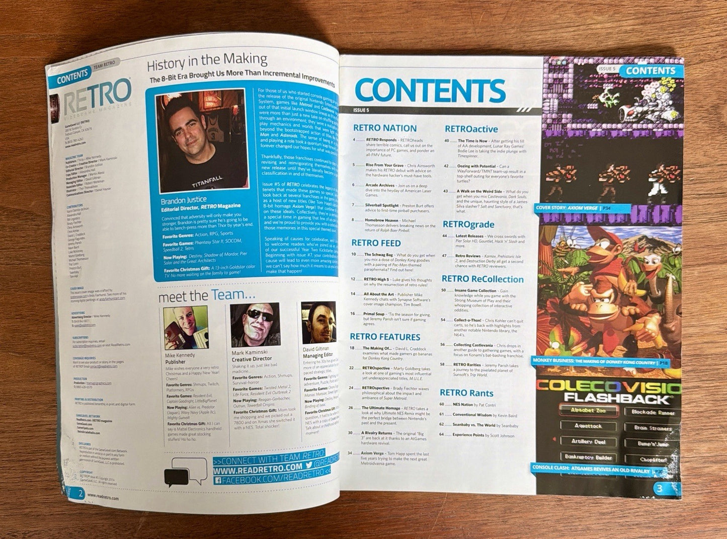RETRO VIDEOGAME MAGAZINE Lot Of 5 (2014) ISSUES #2-6 Read Description #2 Signed