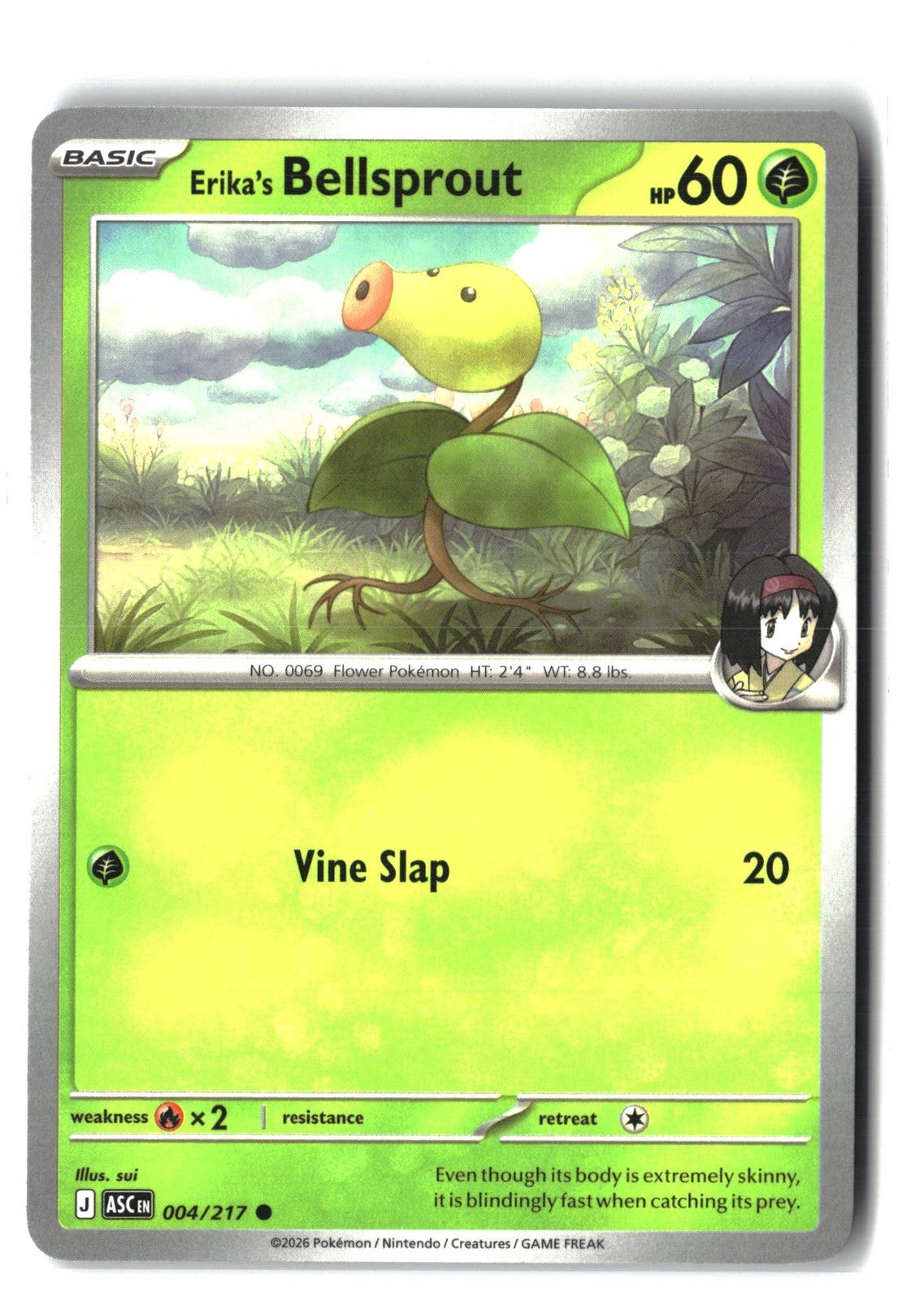 Erika's Bellsprout (ME: Ascended Heroes 004/217) NM