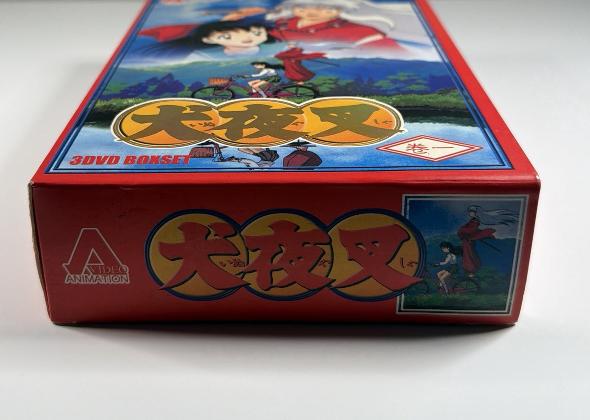INUYASHA Box Set Vol 1-3 Anime DVD Japanese  Rare Episodes 1-25, Eng Subs Works