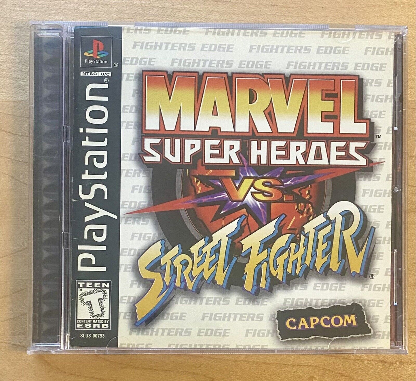 Marvel Super Heroes vs. Street Fighter (PlayStation  PS1, 1999) CIB W/ Reg Card