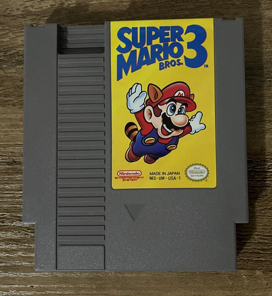 Super Mario Bros. 3 Nintendo NES 1990 Clean Authentic Tested & Working!