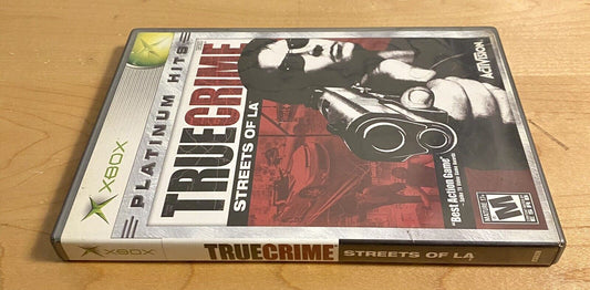 True Crime: Streets of L.A (Microsoft Xbox, 2004) CIB w/ Manual, Tested