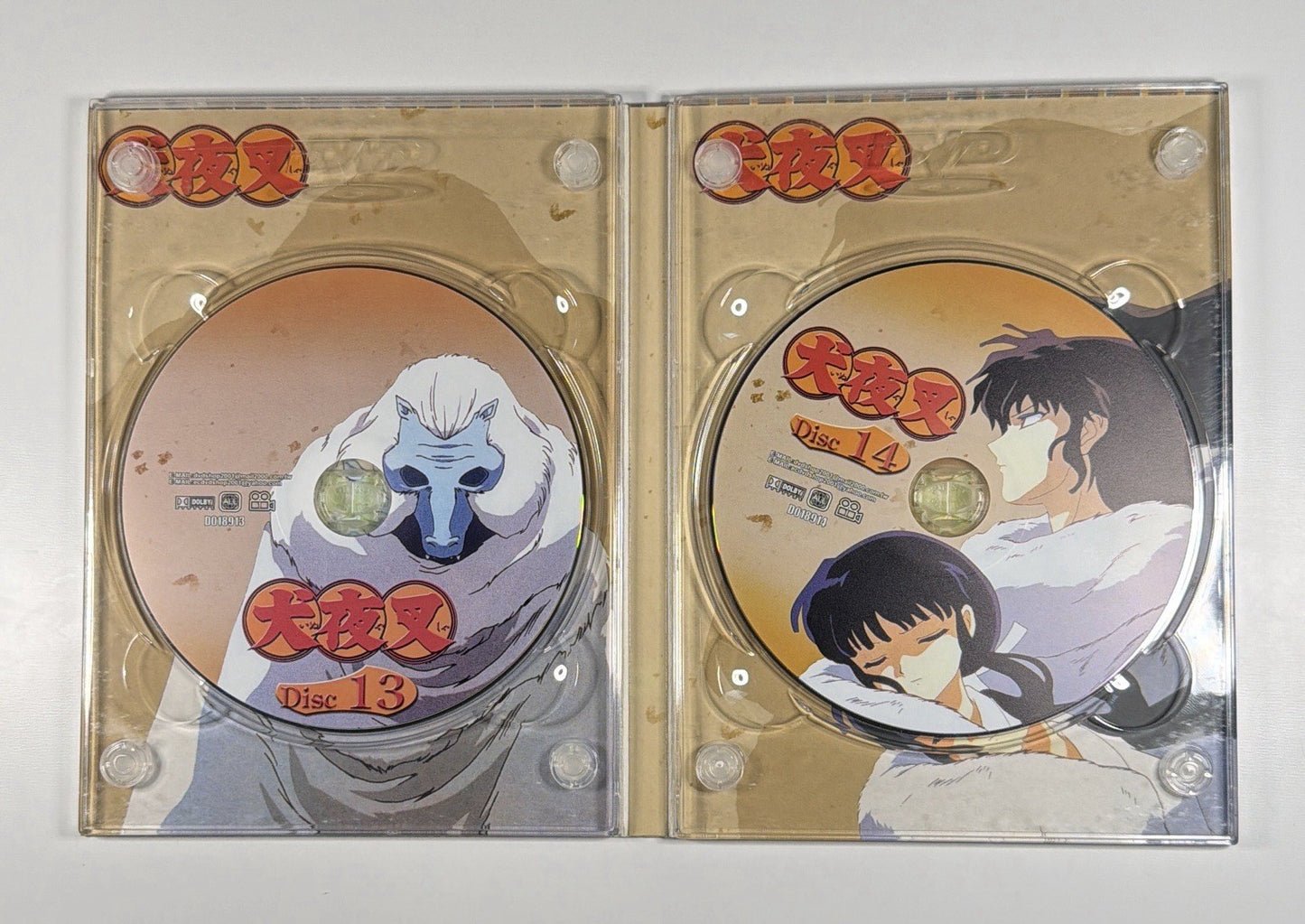 InuYasha 犬夜叉 Anime DVD Discs 13-14 TV Series Japanese/Eng Subs Tested