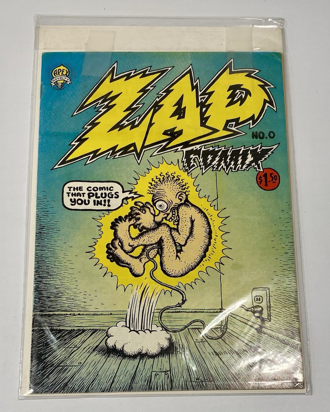 ZAP COMIX No. #0 8th PRINTING - ROBERT CRUMB - APEX NOVELTY COMPANY
