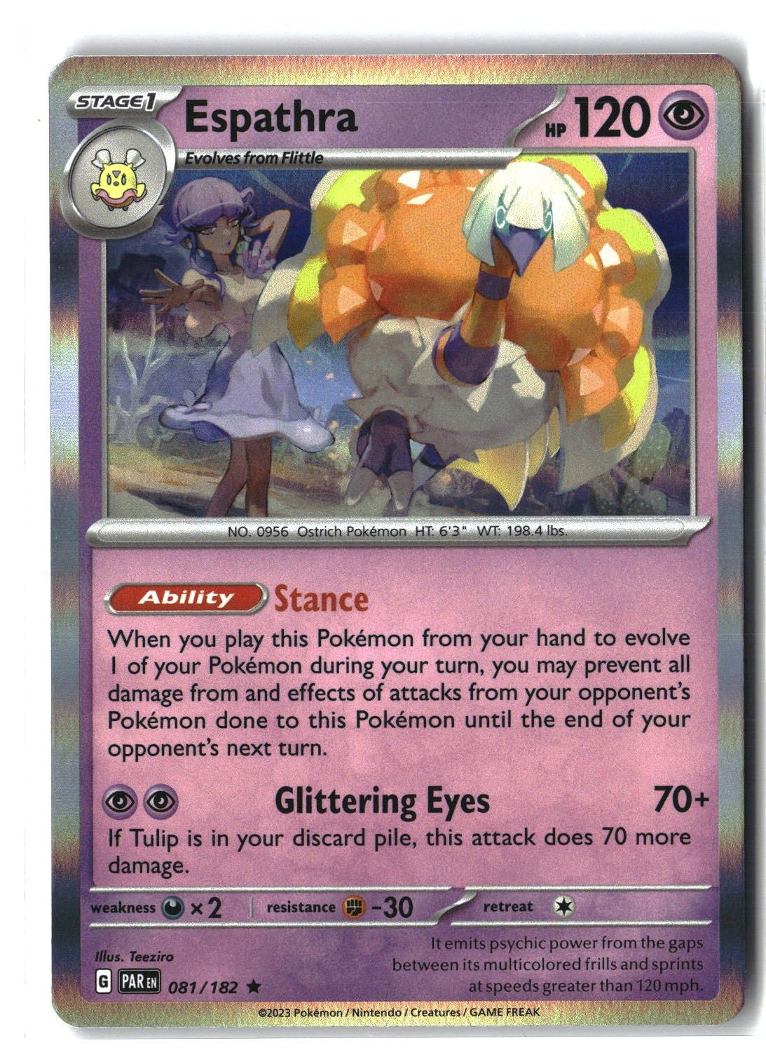 Espathra Holofoil NM (Paradox Rift 081/182)