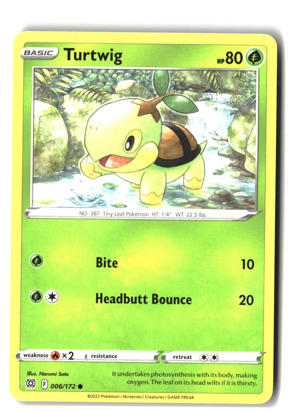 Turtwig (SWSH09: Brilliant Stars 006/172) NM