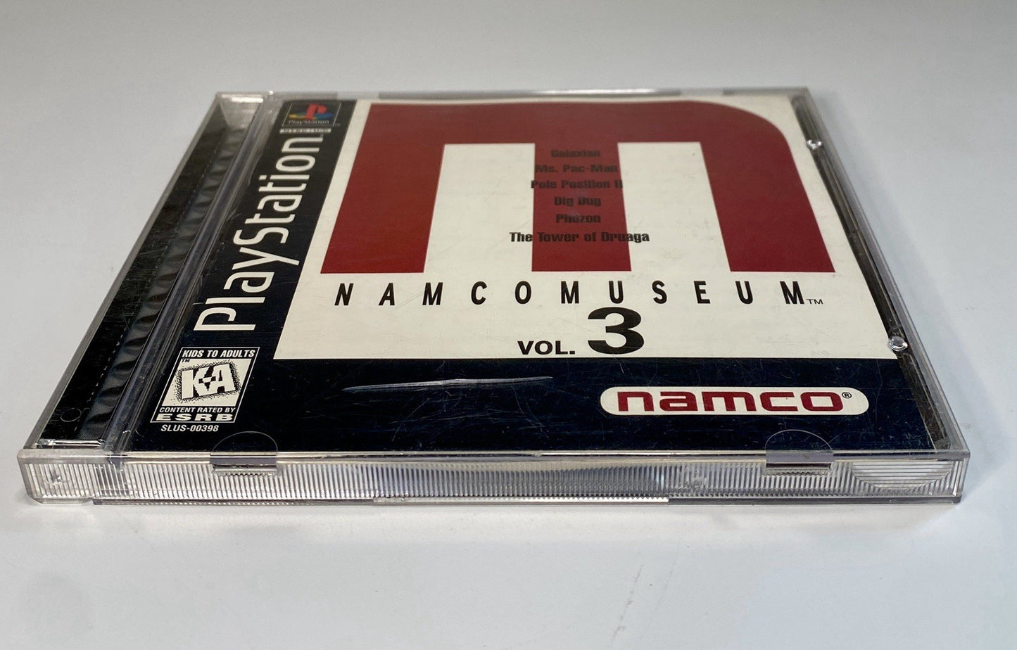 Namco Museum Vol. 3 (Sony PlayStation 1, 1996) CIB Big M Variant Rare, Tested