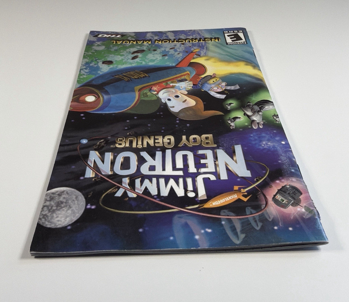 Jimmy Neutron Boy Genius PS2 PlayStation 2 Instruction Manual Only