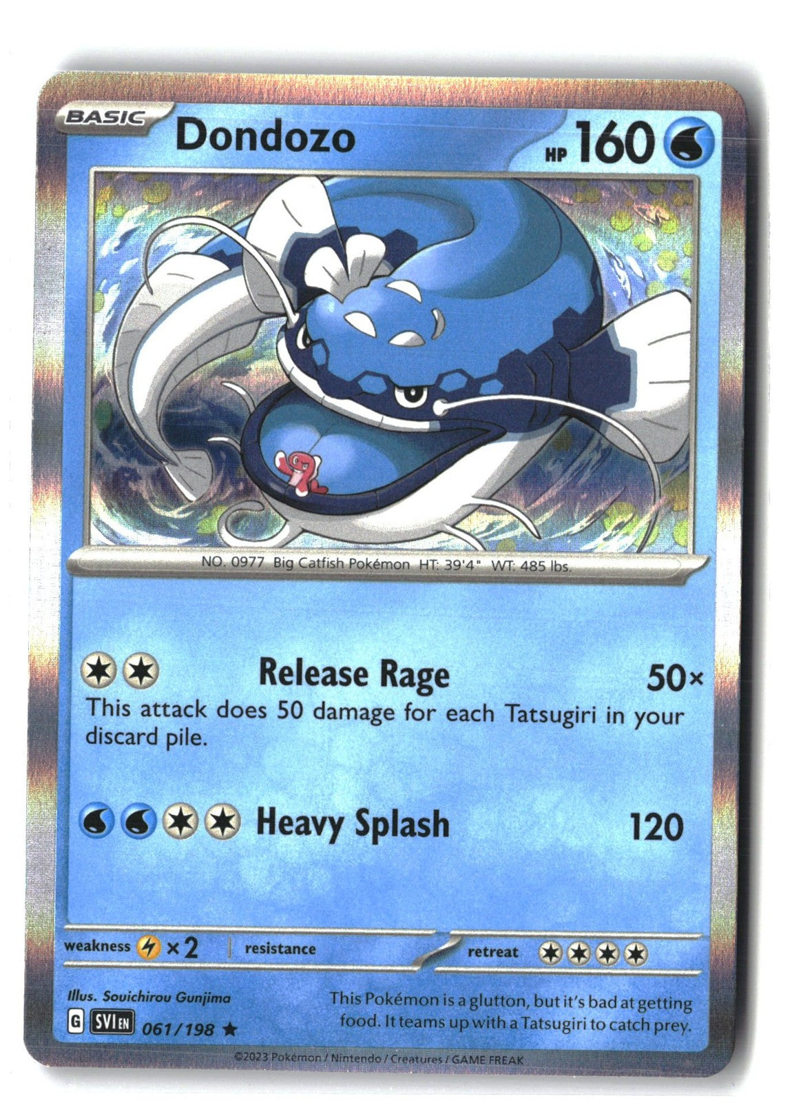 Dondozo Holofoil NM (Scarlet & Violet Base Set 061/198)