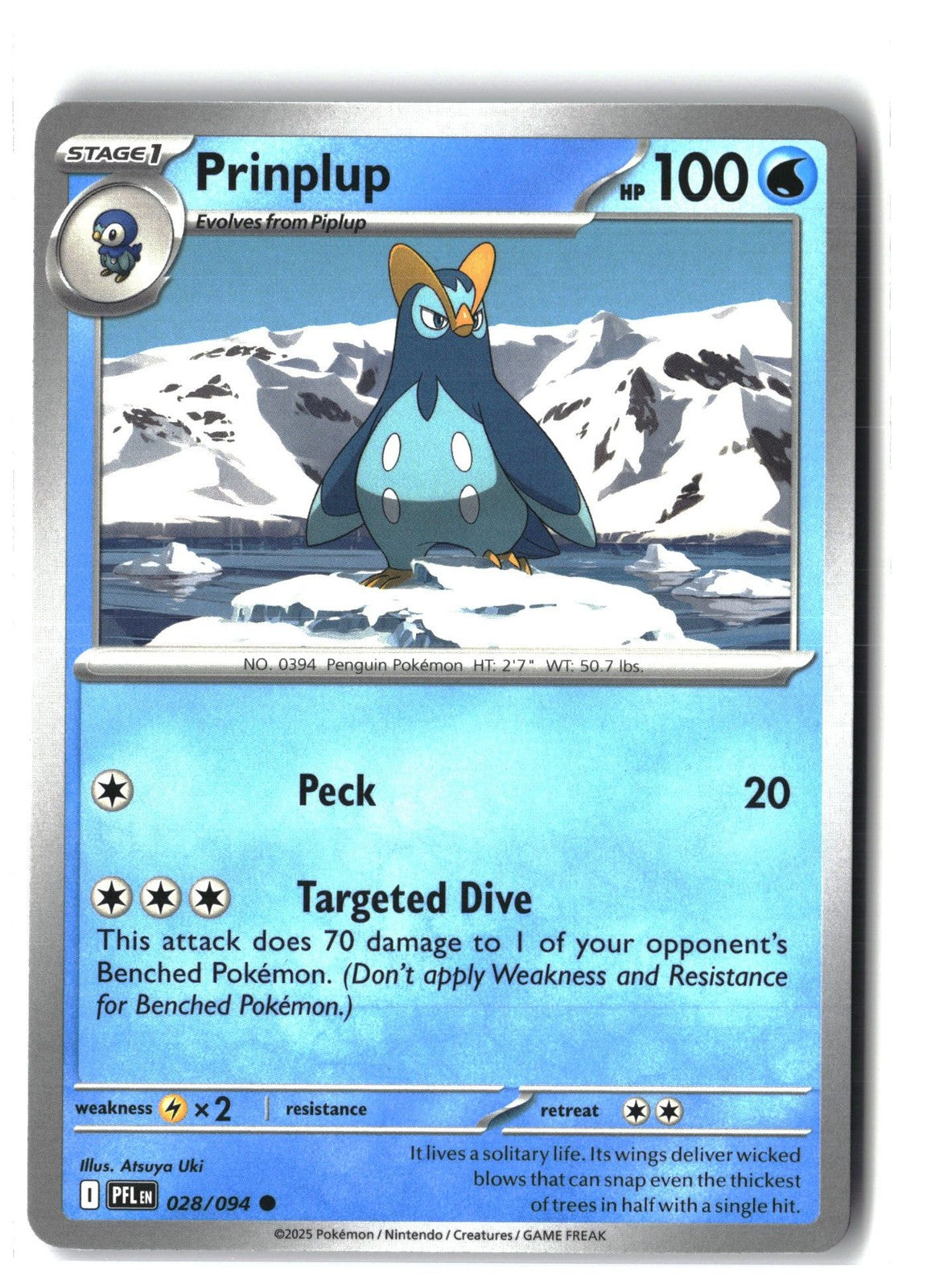 Prinplup (Phantasmal Flames 028/094) NM