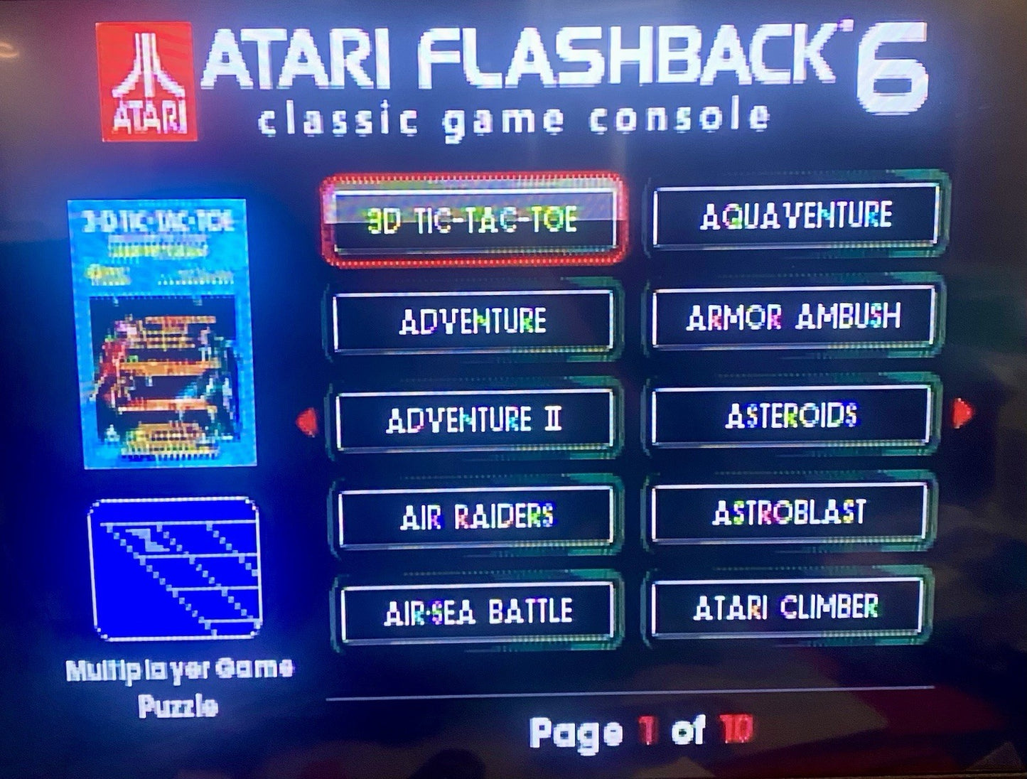 Atari Flashback 6 Classic Game System w/ 100 Built-in Games Read Description