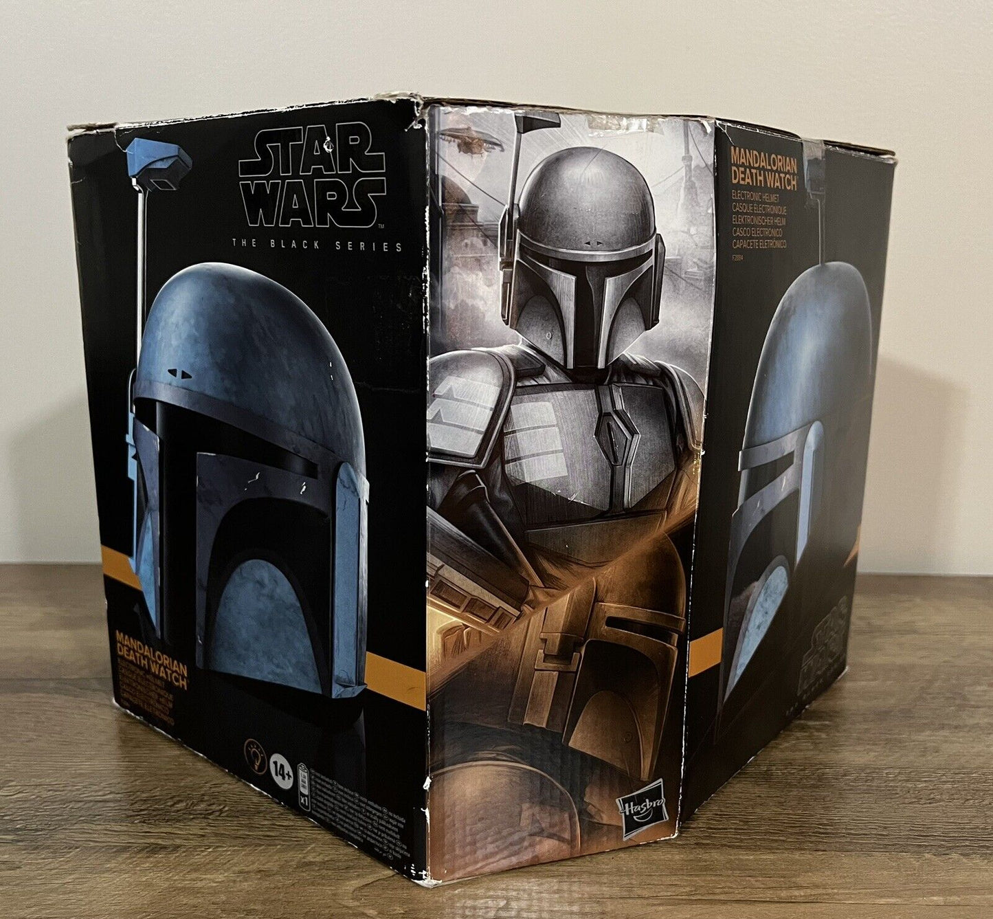 Hasbro Star Wars Black Series Mandalorian Death Watch Helmet (read Description)