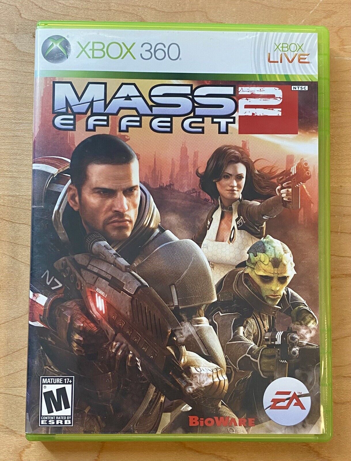 Mass Effect  1 & 2 (Microsoft Xbox 360, 2007 & 2010) Authentic & Tested