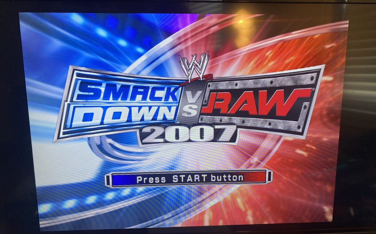 WWE SmackDown vs. Raw 2007 (PlayStation 2 PS2, 2006) CIB W/ Manual Tested