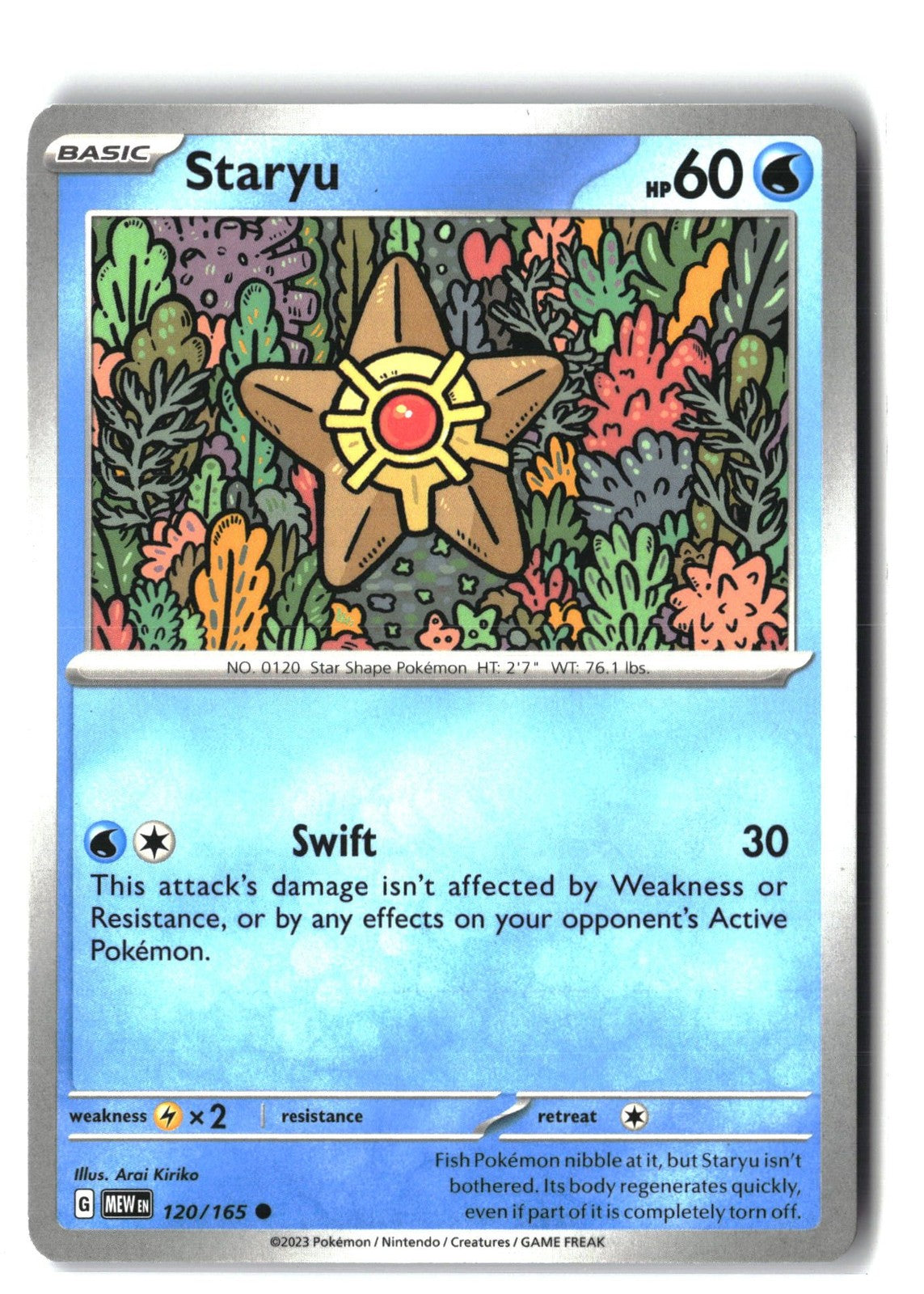 Staryu (SV: Scarlet & Violet 151 120/165) NM