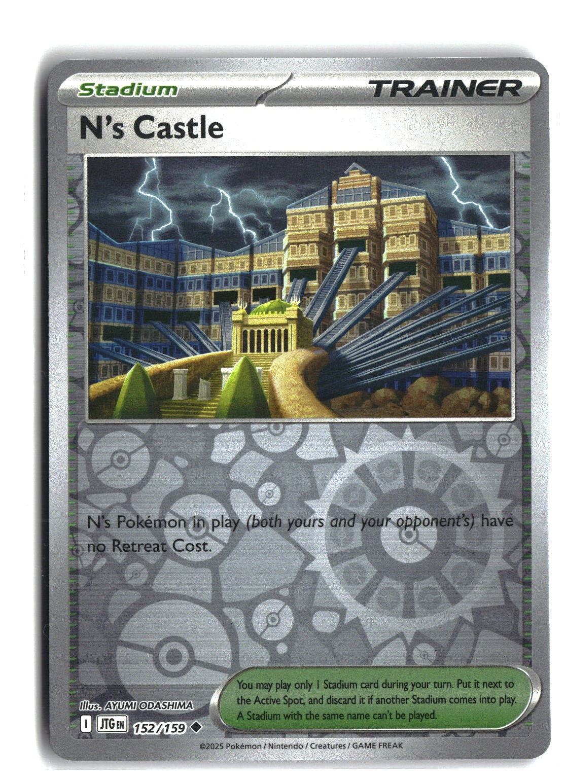 N's Castle Reverse Holofoil NM (Journey Together 152/159)