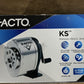 X-Acto KS Manual Classroom Pencil Sharpener Counter Wall-Mount Black/Chrome