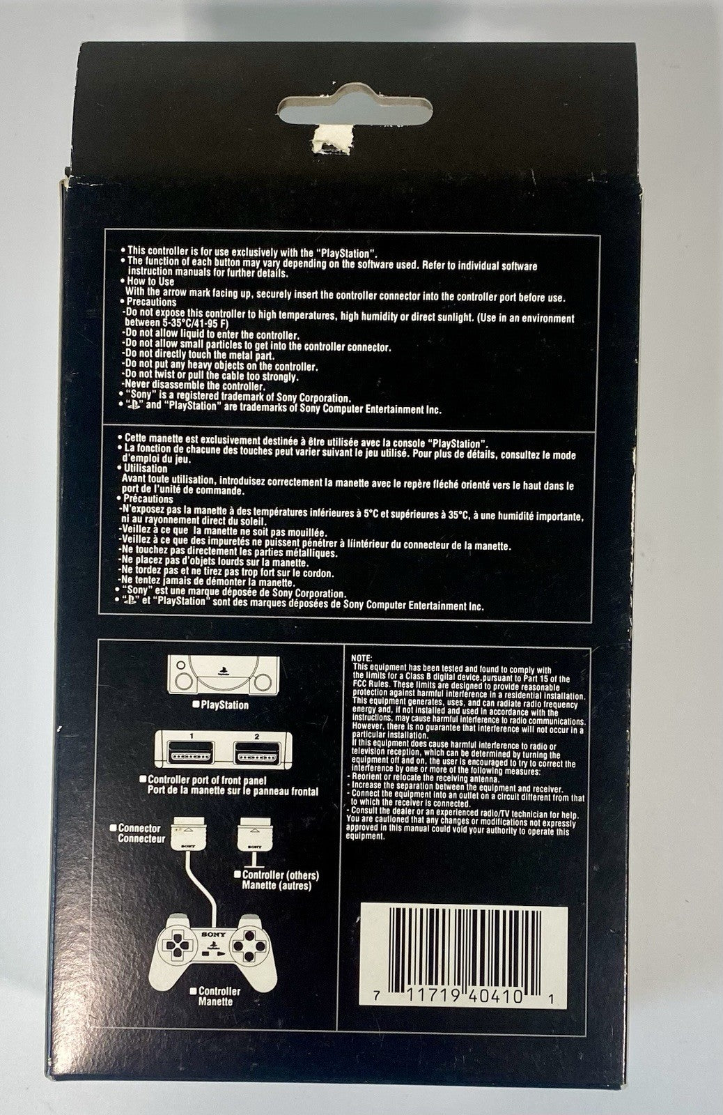 Sony PlayStation 1 PS1 Controller SCPH-1080, In Original Box! Used