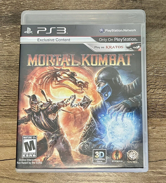 Mortal Kombat PlayStation 3 CIB 2011 PS3 Exclusive Content Tested